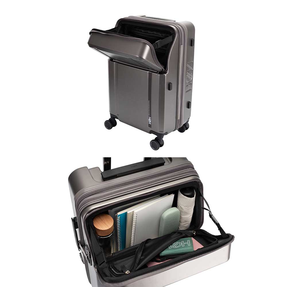 SPD. トップオープンキャリー Mサイズ】拡張機能付きスーツケース