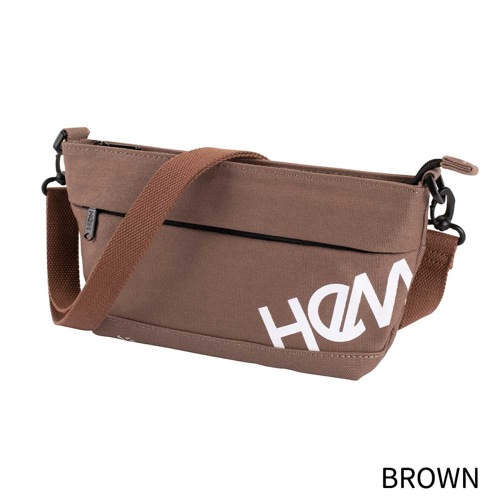 ジェシー 横型ショルダー｜ビッグHeMロゴ｜軽量キャンバス素材｜HeM