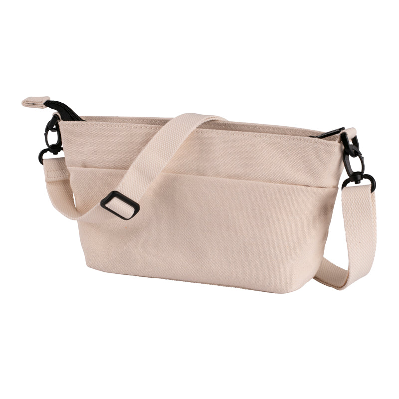 FiNGAiSM ショルダーバッグ ジェシー 横型ショルダー｜ビッグHeMロゴ｜軽量キャンバス素材｜HeM