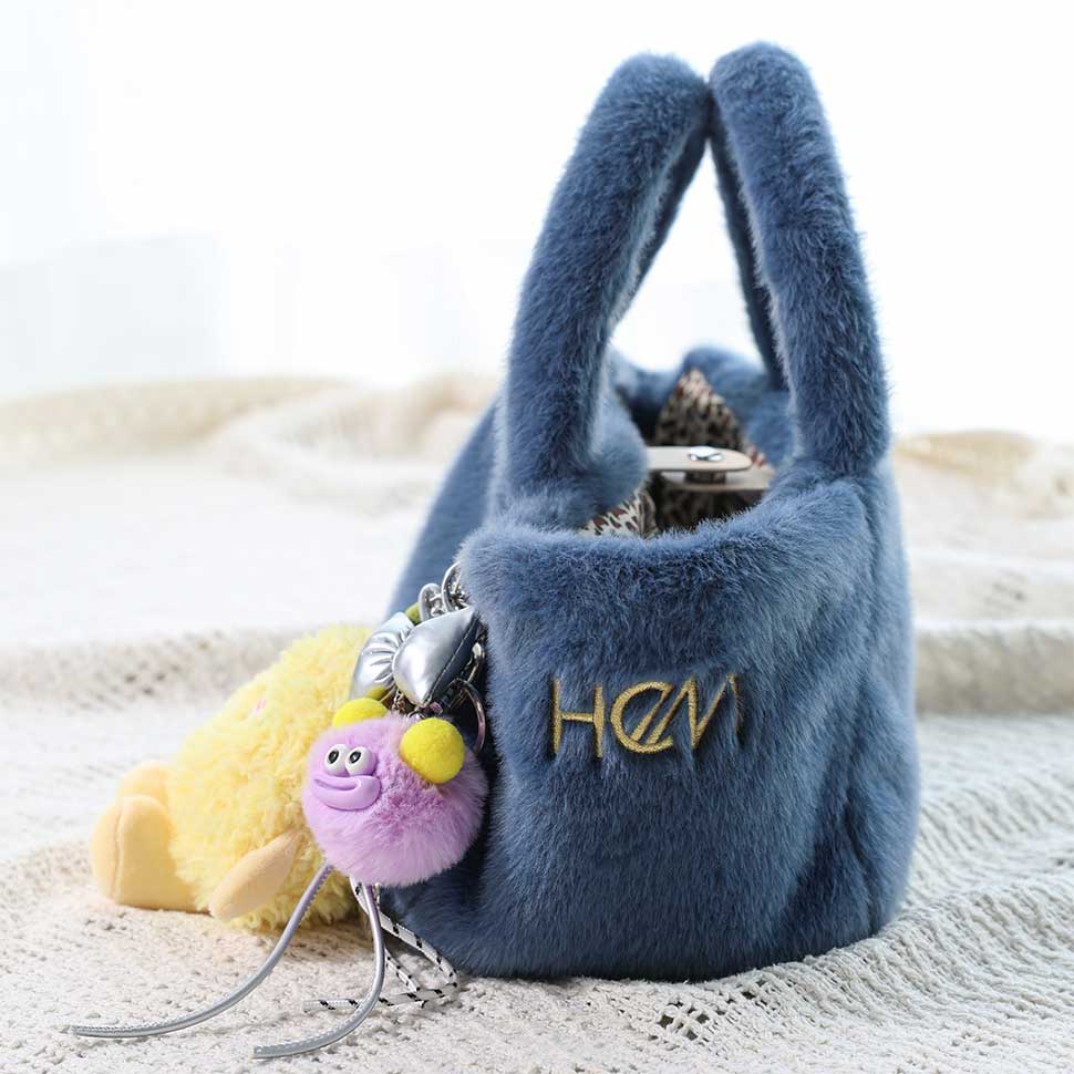 ≪HeMfamコラボ企画≫ 【YUNA】フリュール ファーバッグ